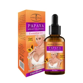 Aichun Chest Papaya Essential Oil for Breast Moisturizing Lifting Plump Massage Essential Oil Breast Oil