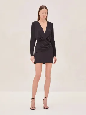 Almochi Morci Black Longsleeve Dress