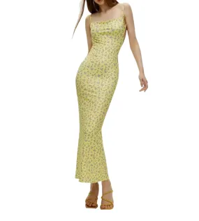 Floral Printed Slimming Dress