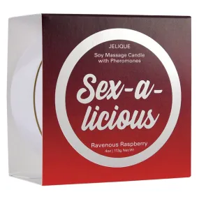 Jelique Sex-A-Licious Ravenous Raspberry  Massage Candle